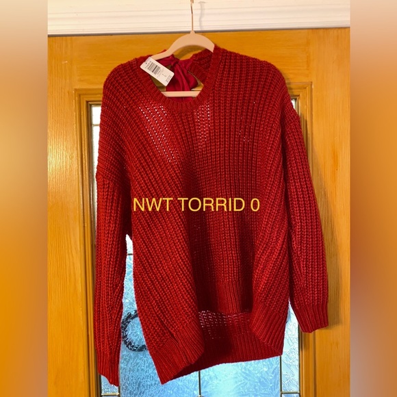 torrid Sweaters - Nwt TORRID 0 TIE BACK SWEATER